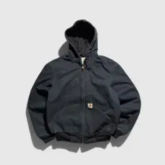 希少S 00s USA製 Carhartt アクティブジャケット ブラック
