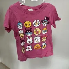 アンパンマンキャラクター Tシャツ ピンク