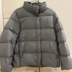 ユニクロ パウダーソフトダウンジャケット BLUE Mサイズ