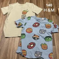 Ｈ＆Ｍ MARVEL Tシャツ セット 140