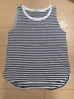 【studio CLIP】ボーダー タンクトップ　M　【新品】のサムネイル