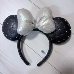 ミニーカチューシャ　パール　キルティング