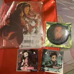 鬼滅の刃 劇場版 アクリルスタンド 缶バッジ 竈門炭治郎 禰豆子 シール烈伝4