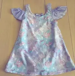 Disney アリエル ワンピース水着 フリル袖110