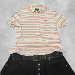 00s Burberry boarder polo y2k archiveのサムネイル