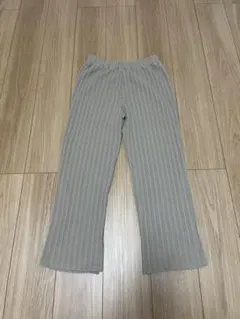 リブ編み パンツ