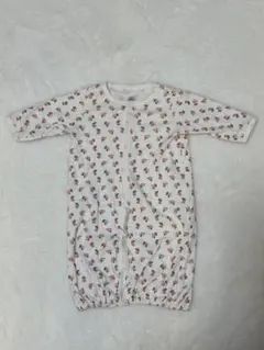 Petit Bateau 花柄ロンパース 3m/60cm