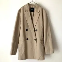 【未使用タグ付き】N.O.R.C コットンリネン ダブルジャケット 定価1.7万のサムネイル
