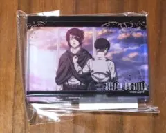 進撃の巨人　場面写アクリルブロック　リヴァイ　ハンジ