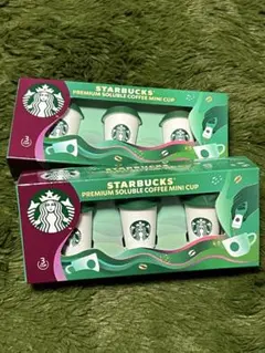 スタバ　プレミアムソリュブルコーヒーミニカップ ３個入り×2セット