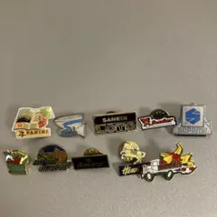 ピンバッジ 10個セット コレクション 欧州ヴィンテージ　07