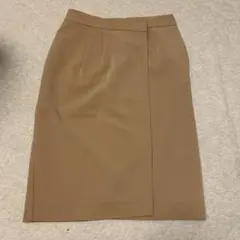 ユナイテッドアローズ　ラップスカート　34 ベージュ