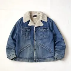 80s ラングラー ランチ ボア コート 14oz デニム USA製 XL相当
