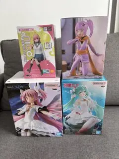 【新品・未開封】フィギュアセット：若月ニコ　草陰さとこ　初音ミク　鹿目まどか
