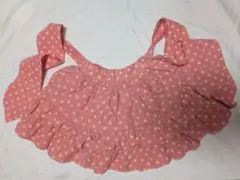 値下げ　95cmシャーリーテンプル　フリルエプロンスカート　難あり綿100%