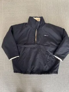 【最終価格】美品　JAVA リバーシブル ハーフジップ ナイロン&ボアブルゾン