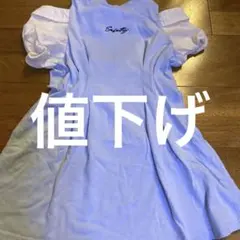 Bebe ZIDDY 半袖 肩出しワンピース　130cmのサムネイル