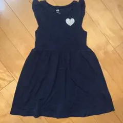 H&M ネイビー ノースリーブワンピース 110cm