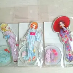 アイカツ 星宮いちご ハピクロ 浴衣 アイカツ 星宮いちご アクリルスタンド 浴衣ver ①｜Yahoo