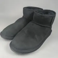 EMU Australia ムートンブーツ 黒 ショートブーツ 23cm 人気のサムネイル