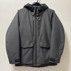 ハイブリッドダウンパーカ（3Dカット）グレー　Mサイズ