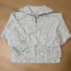 ハーフジップセーター ニット