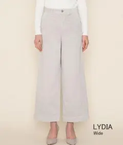 ヤヌーク / ワイドコーデュロイパンツ LYDIA
