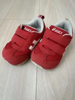 asics スクスク　アイダホ　赤　【13.5㎝】
