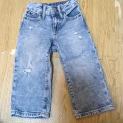 GAP デニムパンツ 18-24ヶ月 ライトブルー ダメージ加工