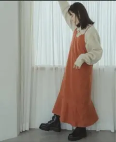 フリークスストア 限定展開 ピーチ起毛 キャミソールワンピース