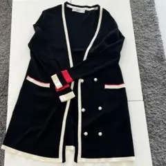 ZARA パール ニットカーディガンSサイズ