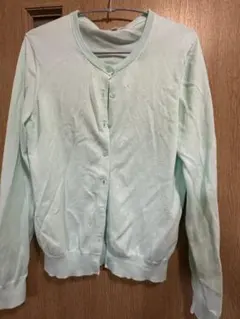 【訳あり】UNIQLO ミントグリーン カーディガン