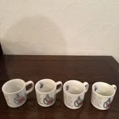 ピーターラビット マグカップ 4個セット　英国製