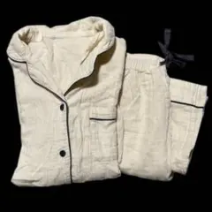 GU ジーユー レディース パジャマ ルームウェア 部屋着 アイボリー L