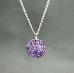 ミニフラーレンネックレス アメジスト