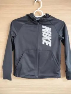 NIKE DRI-FIT ブラック フルジップパーカー XS