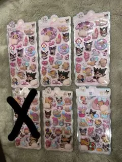 サンリオ日焼けシール　5枚セット