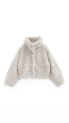 【新品未使用】GRL 齋藤飛鳥2Way襟プードルファーコート【ask79】