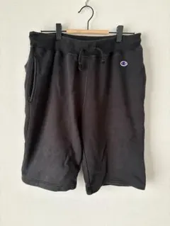 Champion チャンピオン スウェット ハーフパンツ XL ブラック
