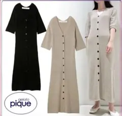 gelato pique JOEL ROBUCHON リブロングワンピース