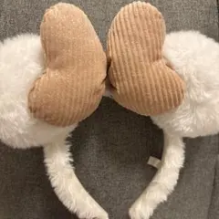 ハート型耳付きカチューシャ