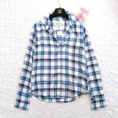Frank&Eileen BARRY　スキッパーシャツブラウス　USA製