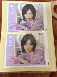 K*様 NiziU マユカ ラベル缶 THE CINEMA 当たり サイン入り - メルカリ