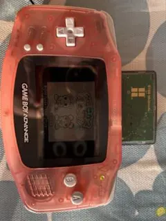 動作確認済任天堂/ Nintendo ゲームボーイアドバイス 本体　クリアピンク