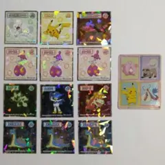ポケモン ウエハースチョコ 丸美屋 キラキラシール まとめ売りのサムネイル
