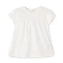 【新品未使用】90 センスオブワンダー 半袖 レーシー天竺Tシャツ ホワイト 白のサムネイル