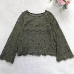 エムズエキサイト シアートップス レース ブラウス シンプル カジュアル 可愛いのサムネイル