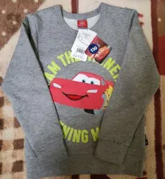 ベビードール　ディズニー コラボ　カーズ　裏起毛　長袖　トレーナー　130