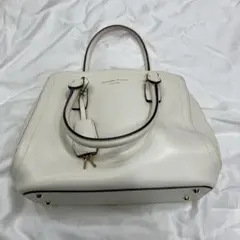 Samantha Thavasa ホワイト ハンドバッグ　ショルダーバッグ
