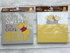 【未使用品】Disneyくまのプーさん　アートパネル　はちみつ　2個まとめ売り